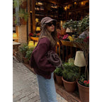 Damen stylische Bomberjacke aus hochwertigem Material R&B