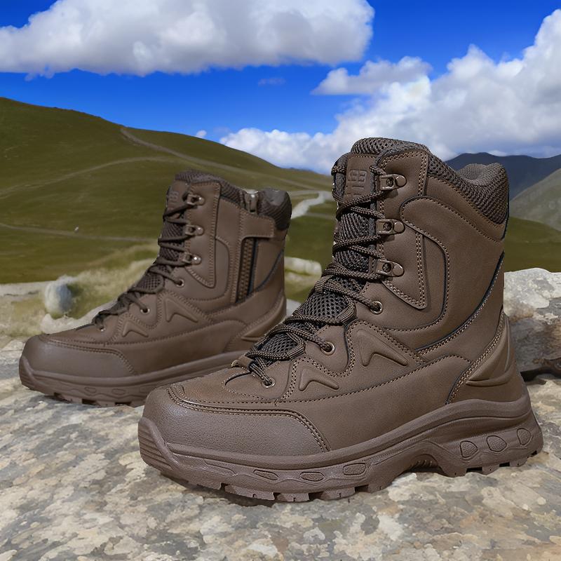 Herren leistungsstarke Tactical Boots mit rutschfester Sohle und atmungsaktiver Konstruktion R&B