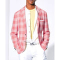 Herren moderner Karoblazer R&B