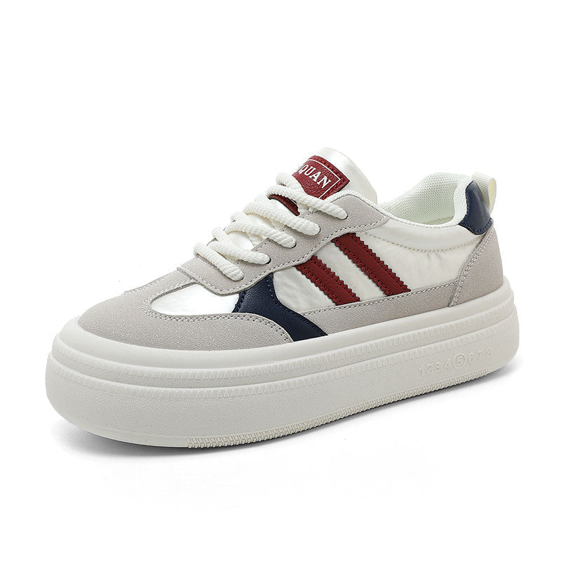Damen Sneakers mit modischem Plateausohlen-Design und atmungsaktiver Oberfläche R&B
