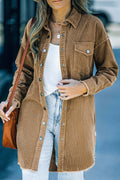R&B | Button Übergröße mittel Länge Hemdjacke