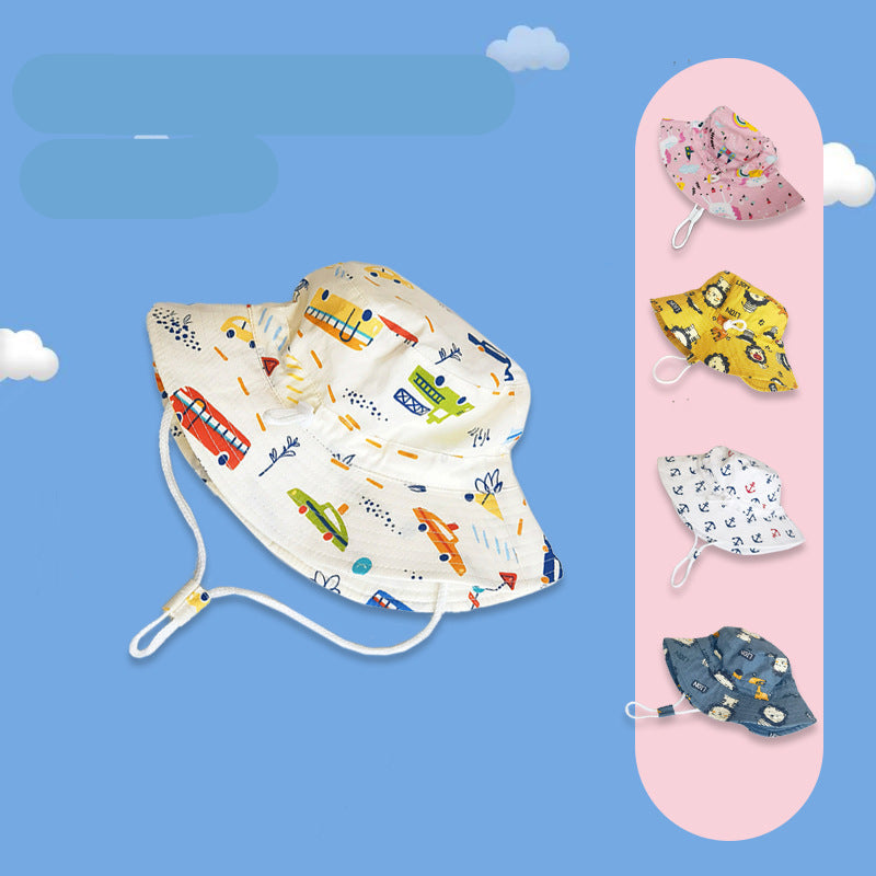 Kinder Sonnenhut mit fröhlichem Motiven R&B