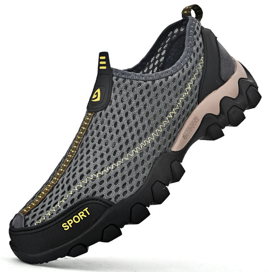 Damen Sportliche atmungsaktive Fitnessschuhe mit rutschfester Sohle R&B