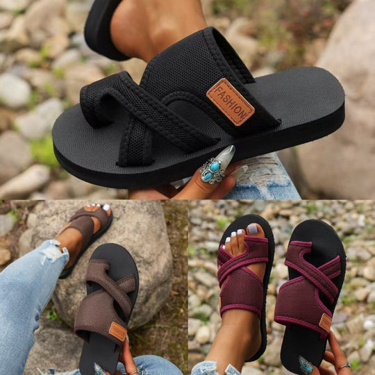 Damen modische Komfort-Sandalen mit verstellbaren Riemen R&B