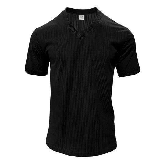 Damen V-Ausschnitt T-Shirt R&B