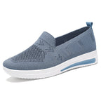 Damen Leichte Slip-On Trainingsschuhe mit atmungsaktivem Obermaterial