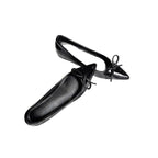 Damen elegante Ballerinas mit spitzem Design und Schleifenverzierung R&B