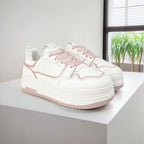 Damen Sportliche Plateau-Sneaker mit bequemer Dämpfung