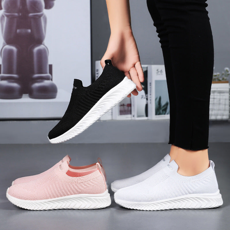 Damen Atmungsaktive Slip-On Laufschuhe mit flexiblem Sohlen-Design R&B 1774526049