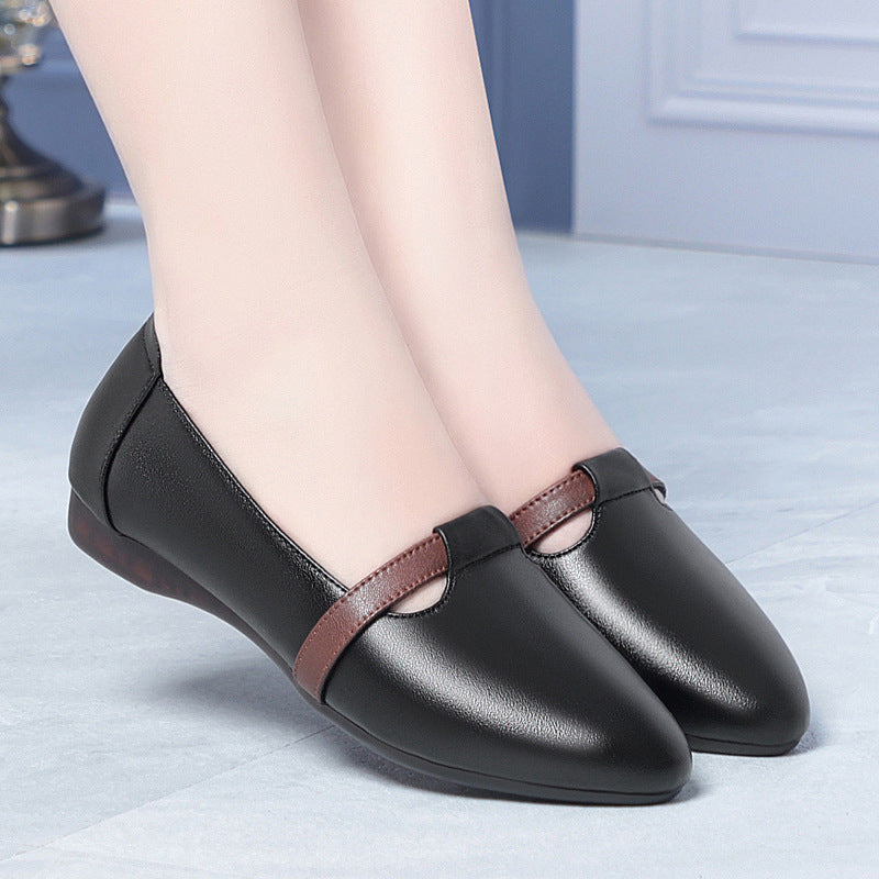 Damen Ballerinas mit elegantem Riemen und komfortablem Fußbett R&B