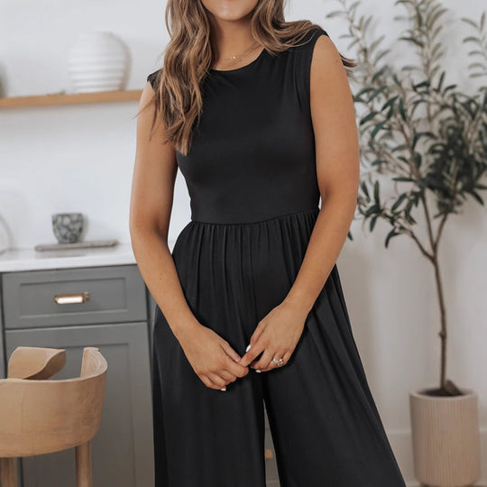 Damen Elegantes Maxikleid mit fließendem Schnitt R&B