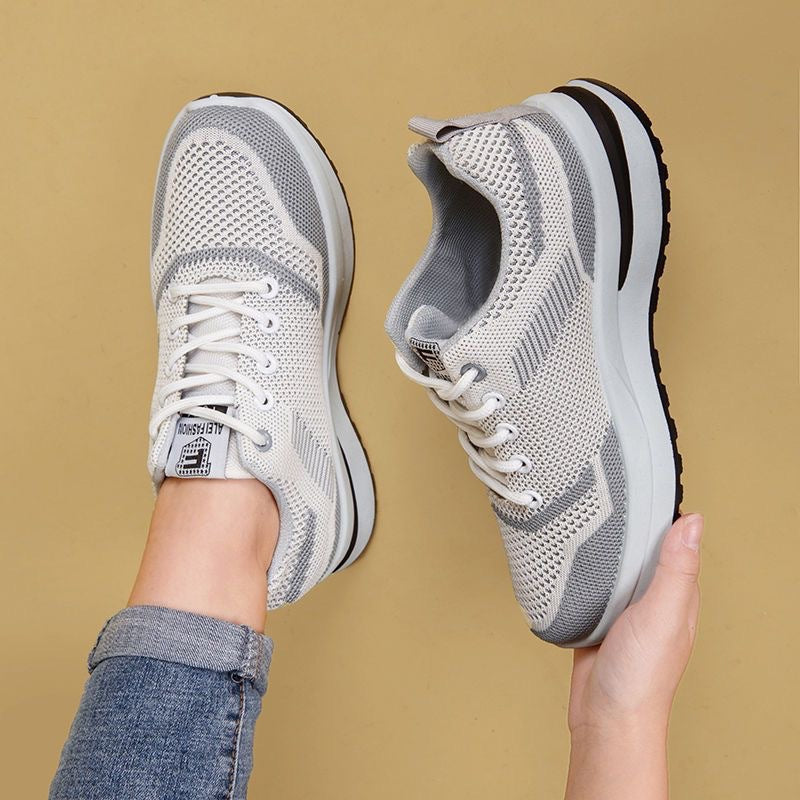 Damen Lauf-Sneaker mit atmungsaktivem GewR&Be und stoßdämpfender Sohle R&B