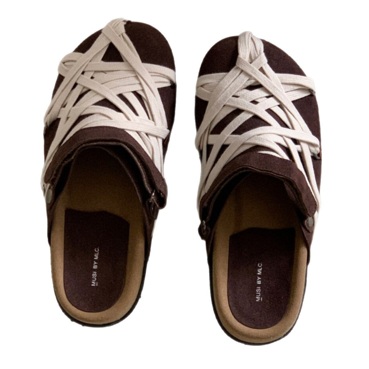 Damen Clogs mit geflochtenem Design und komfortablem Fußbett R&B