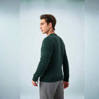 Herren modischer Strickpullover mit strukturiertem Design