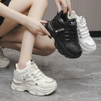 Damen Sportliche Chunky Sneaker mit atmungsaktiver Netzstruktur und dämpfender Sohle