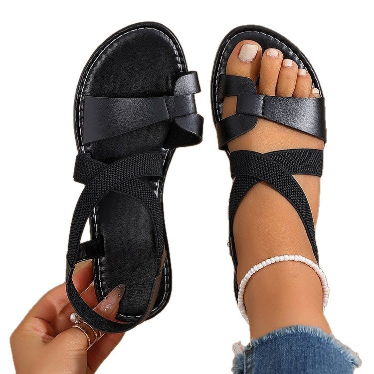 Damen modische Sandalen mit elegantem Riemendesign R&B