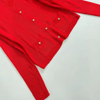 Damen elegante Strickjacke mit praktischen Taschen R&B