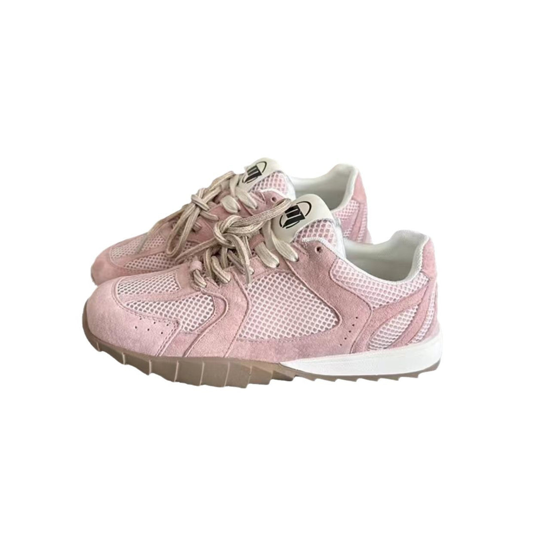 Damen Sportliche Sneakers mit atmungsaktiver Mesh-Oberfläche und rutschfester Laufsohle R&B