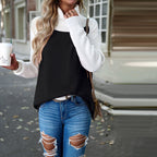 R&B | Pullover in Kontrastfarbe