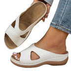 Damen modische Clogs mit modischem Cut-Out-Design und rutschfester Sohle R&B