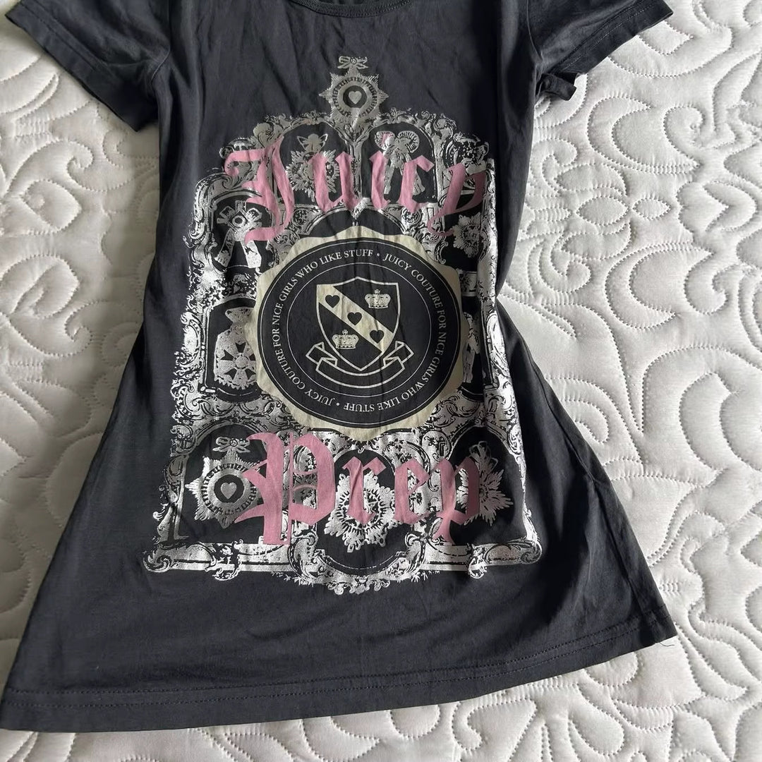 Damen Trendiges Graphic T-Shirt R&B