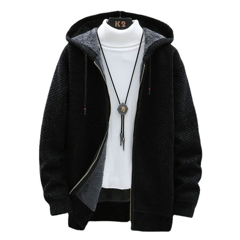 Damen gemütliche Kapuzenjacke mit weichem Innenfutter und innovativem Schnitt R&B
