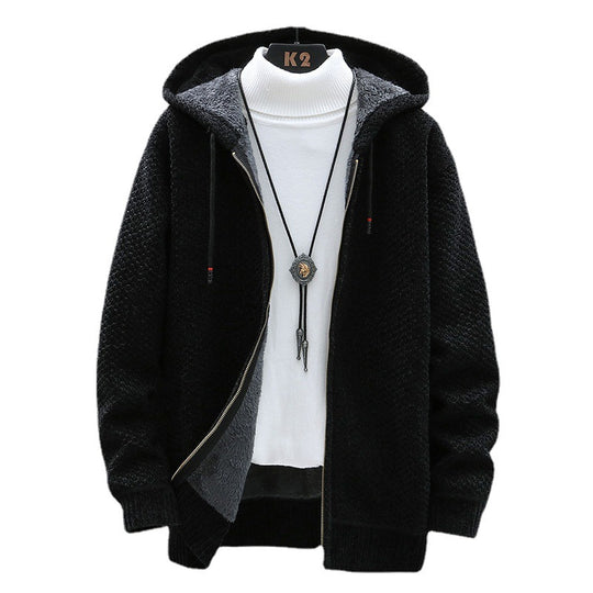 Damen gemütliche Kapuzenjacke mit weichem Innenfutter und innovativem Schnitt R&B