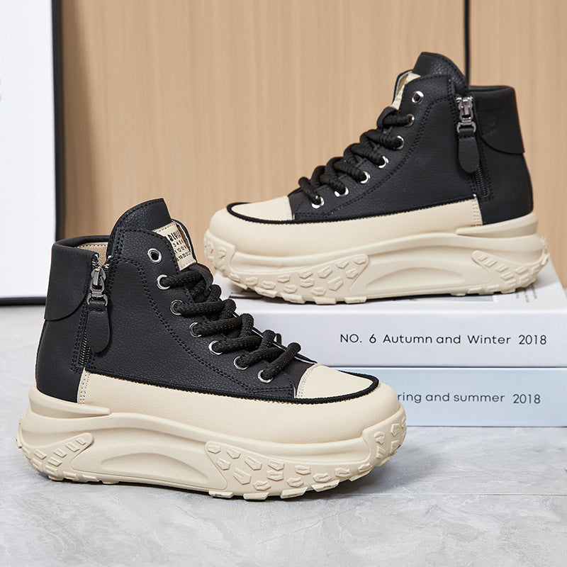 Damen Hochformatige Sneaker mit praktischer Reißverschlussseite R&B