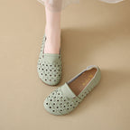 Damen Komfortable und atmungsaktive Slipper mit modischem Cut-Out-Design R&B