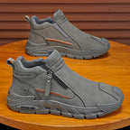 Damen Sneaker mit modischem Reißverschluss und atmungsaktivem Futter