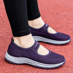 Damen Leichte und bequeme Sportpumps mit elastischem Obermaterial R&B