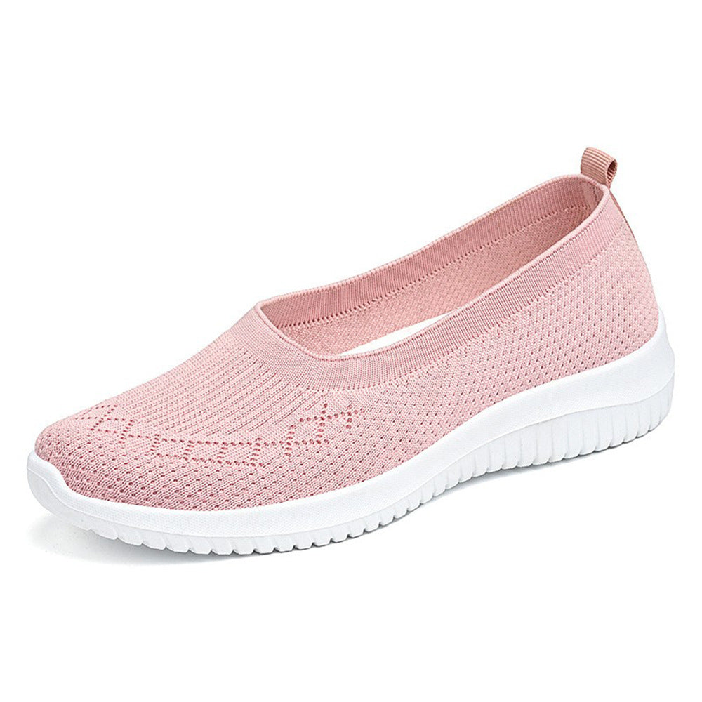 Damen bequeme und elastische Slip-On Sneakers R&B
