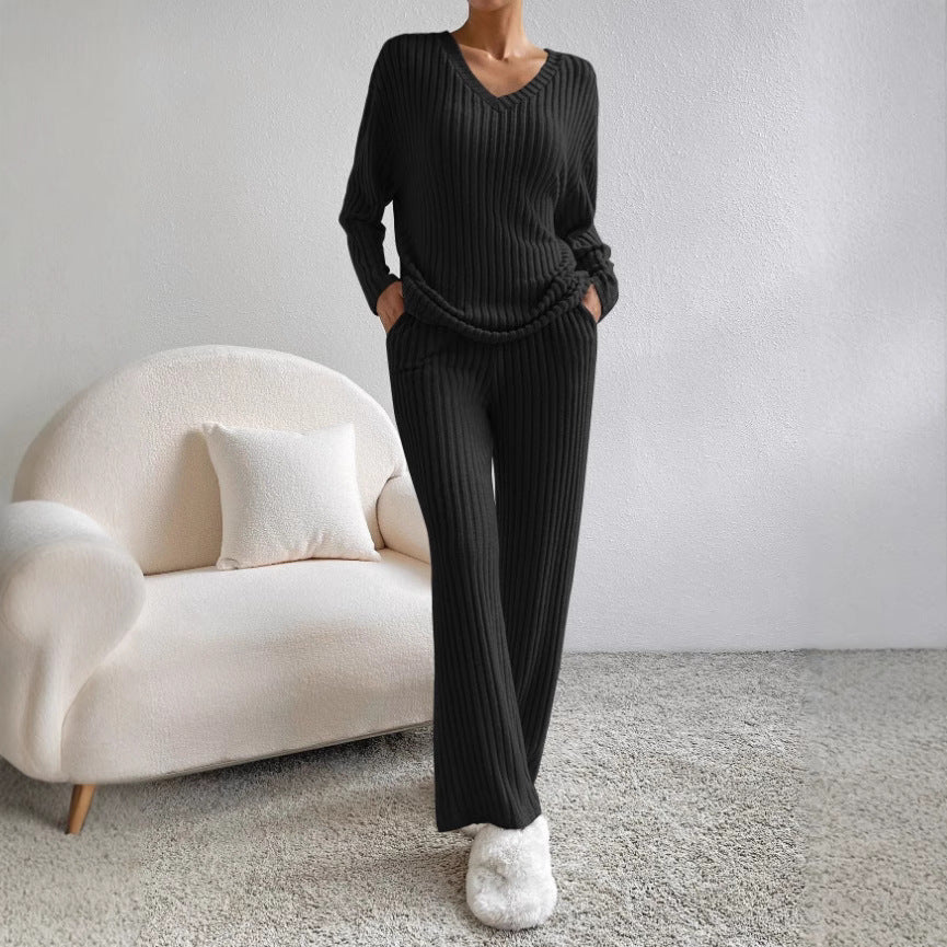 Damen gemütlicher Strickanzug R&B