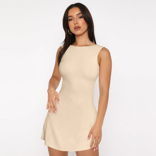 Damen Figurbetontes Minikleid mit Raffung R&B