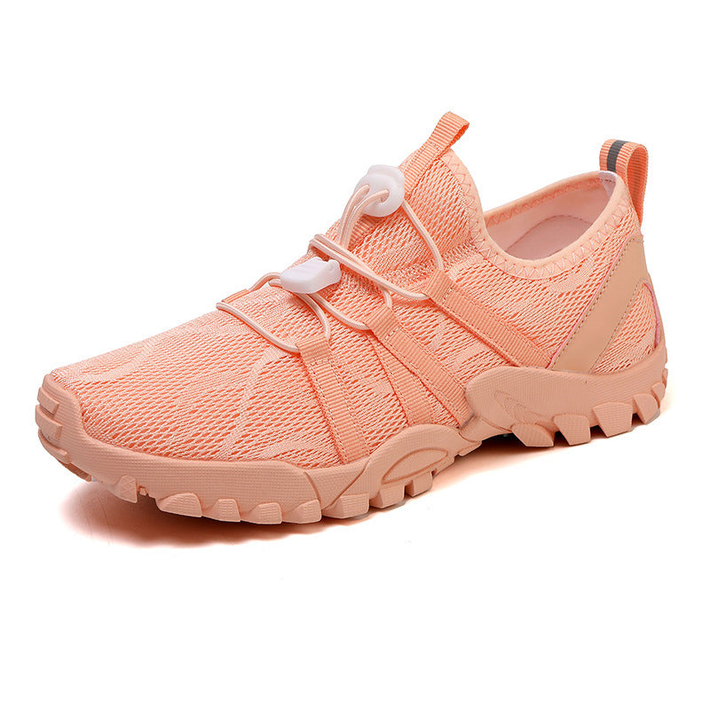 Damen Sportliche Aqua-Laufschuhe mit atmungsaktivem Obermaterial und flexiblem Schnellschnürsystem R&B