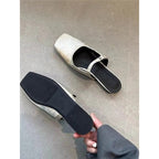 Damen elegante Mules mit Floral-Design R&B