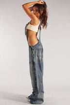 R&B | Denim Multi Taschen Overall