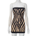 Damen Figurbetontes Bandeau Kleid im ZR&Bra-Design R&B