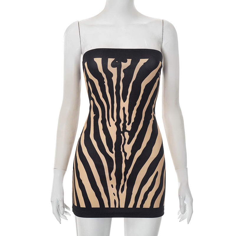 Damen Figurbetontes Bandeau Kleid im ZR&Bra-Design R&B