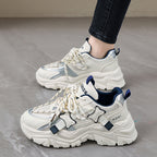 Damen Sportliche Chunky Sneakers mit modischem Design und stabiler Sohle