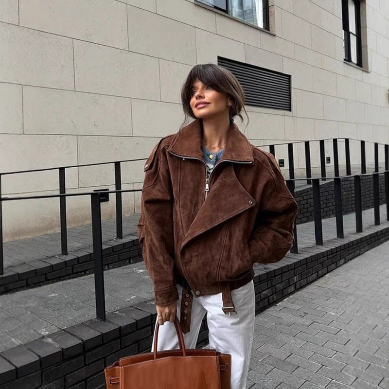 Damen Oversized Trendjacke R&B