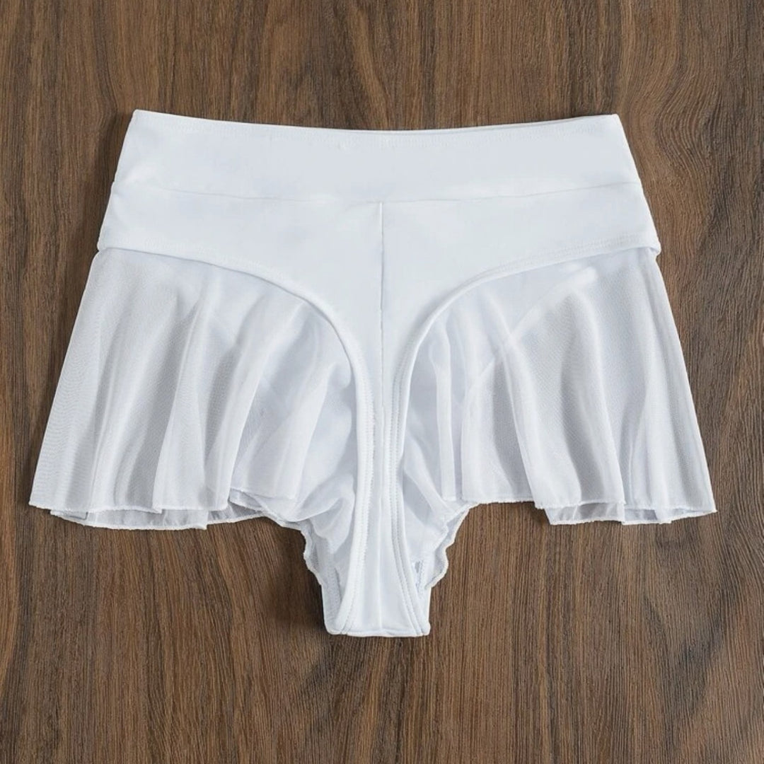 Damen Baderock mit elegantem Volant R&B