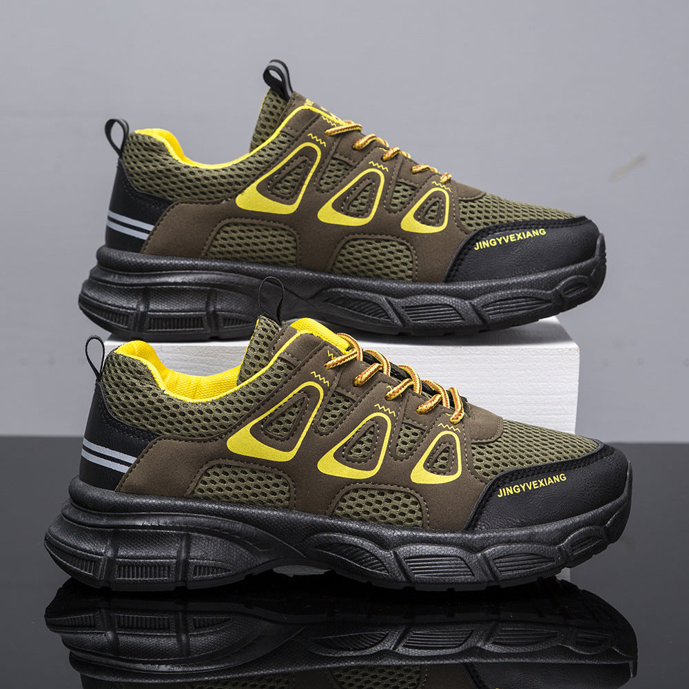 Damen Sportliche Atmungsaktive Sneakers mit rutschfester Sohle und elastischen Elementen R&B