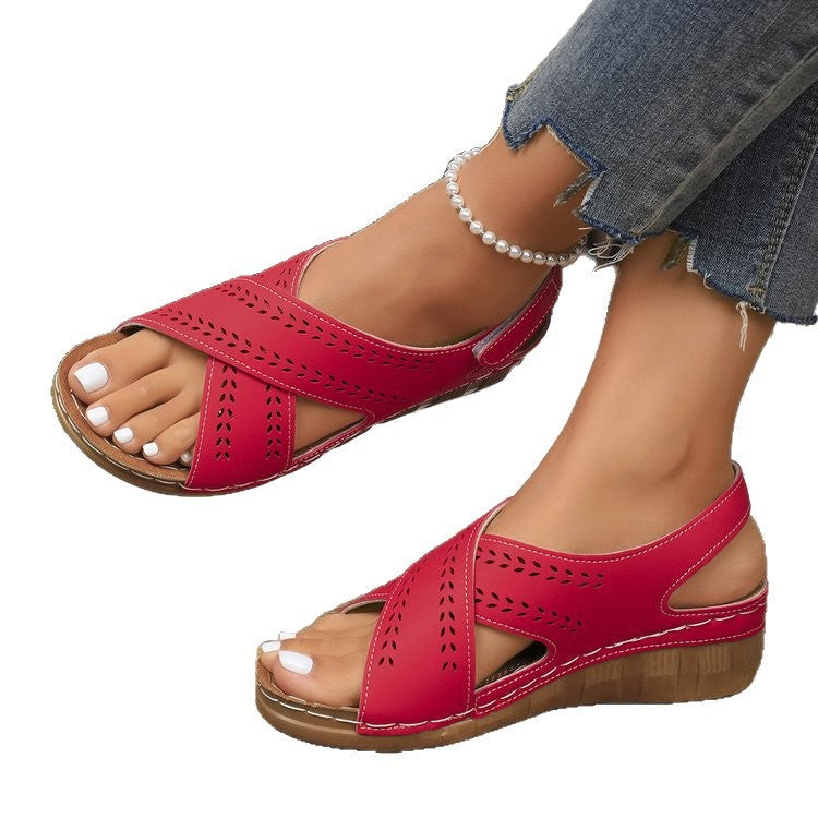 Damen Komfortable Sandalen mit ergonomischem Fußbett und atmungsaktivem Obermaterial R&B