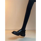 Damen elegante und komfortable Mokassins mit modischen Schnallen R&B