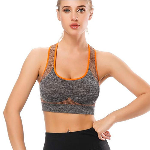 Damen Sport-BH mit atmungsaktiven materialien und verstellbaren Trägern R&B
