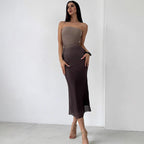 Damen Figürliches Abendkleid mit Raffungen