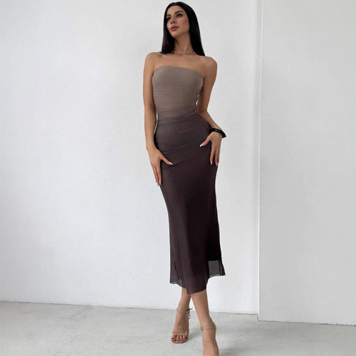 Damen Figürliches Abendkleid mit Raffungen R&B