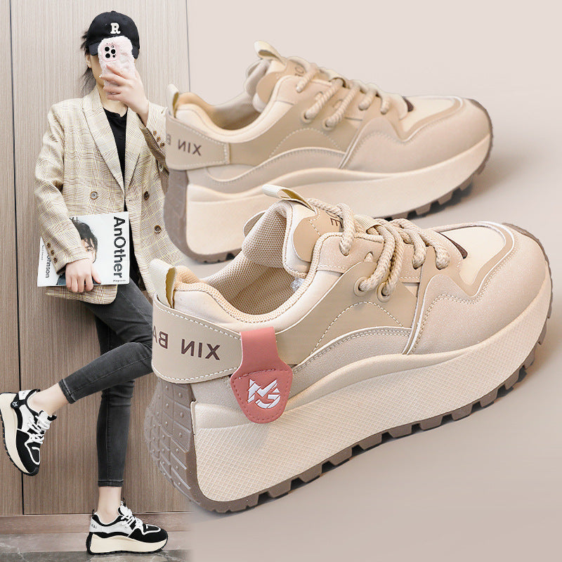 Damen Sportliche Chunky Sneakers mit dämpfender Sohle und atmungsaktivem Obermaterial R&B