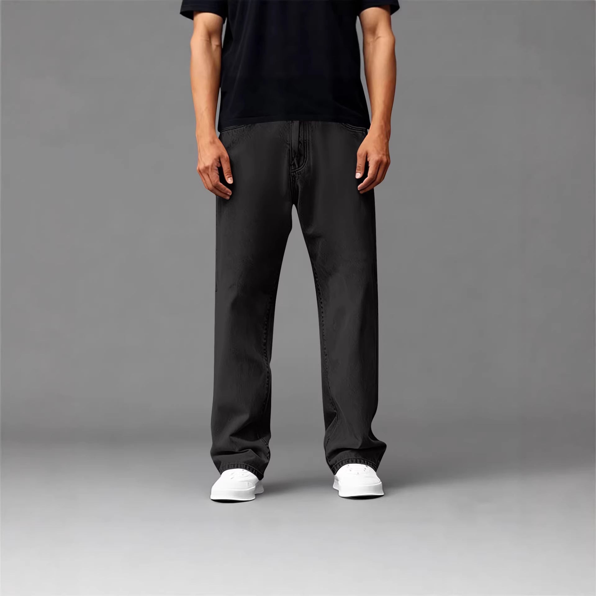 Herren Weite Jeans mit praktischen Taschen